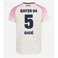 Moški Nogometni dresi Bayer Leverkusen Loic Bade #5 Gostujoči 2025-26 Kratek Rokav